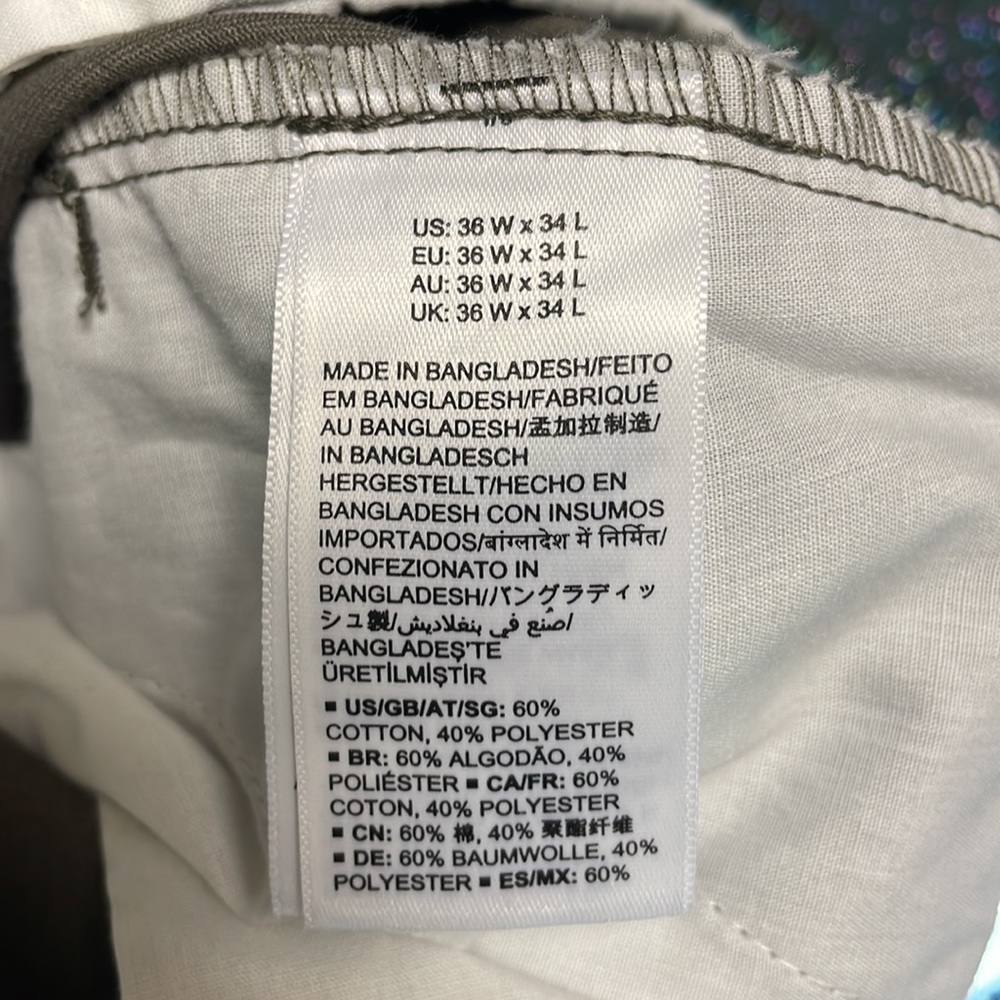 New Slacks Men’s Amazon Essentials Flat Front Mus… - image 3